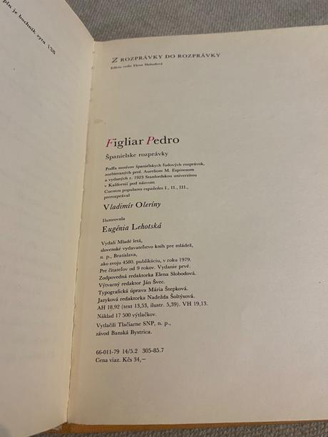 Figliar pedro španielske rozprávky,