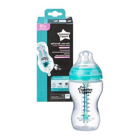 Tommee tippee cumlíková fľaša plastová anti-colic, tommee tippee