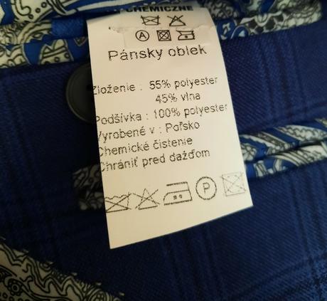 Pánske sako + nohavice, 50