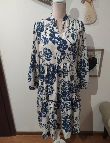 Kvetovane šaty, l / m