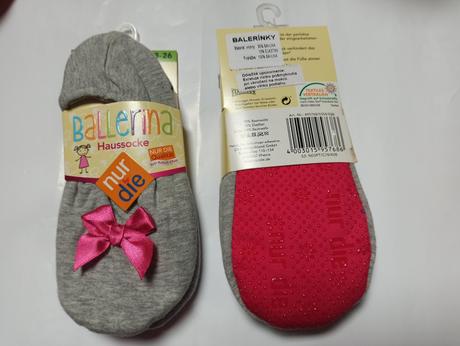 Balerínky, protišmykové papučky uni veľkosť 23-26, 23 / 24 / 25 / 26