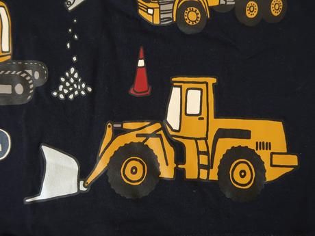 Chlapčenské tričko lindex 122 (6-7r.) s bagrami, lindex,116