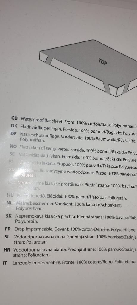 Nepremokavá plachta 90x200, šírka (cm): 90,dĺžka (cm): 200