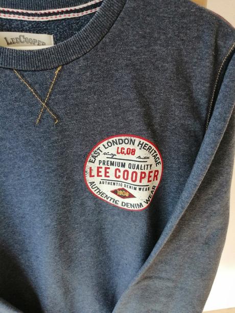 Tmavomodrá mikina, lee cooper,m
