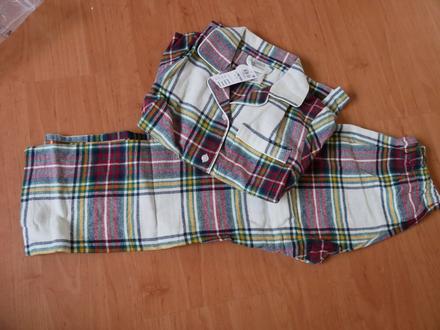Flanelové lindex pyžamko, lindex,104