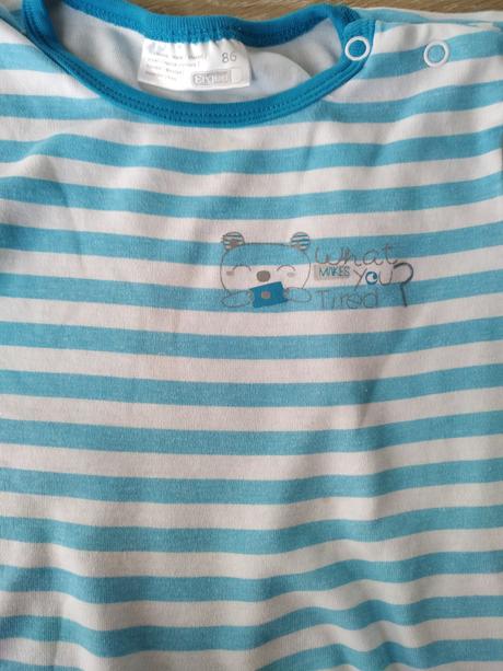 Pruhované tričko, veľk. 86 darujem, ergee,86