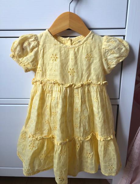 Balík 3 bavlnených šiat, h&m, f&f, zara, 86, zara,86