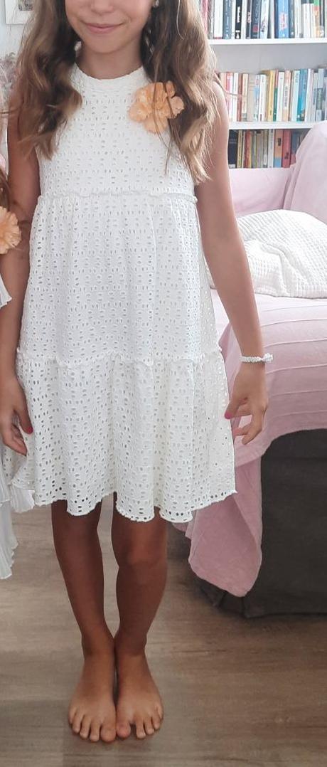 Nadherne biele madeirove saty zara, zara,140