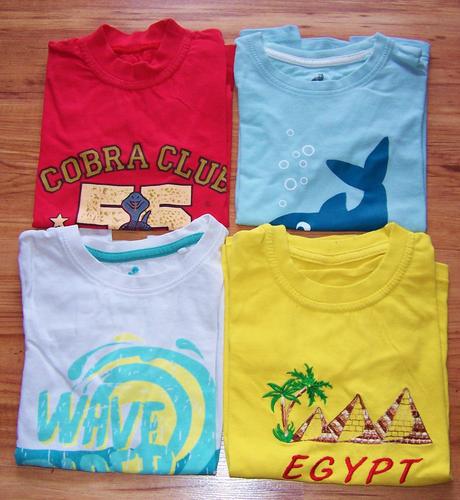 Tričká s krátkym rukávom 2, 4ks, 116