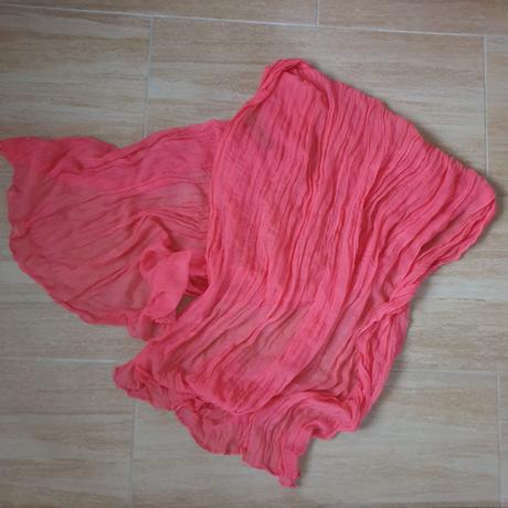Šatka letná koralovoružová, m