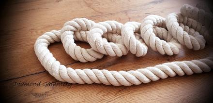 Ozdobné lano - 20 mm - cena za 10 centimetrov, 