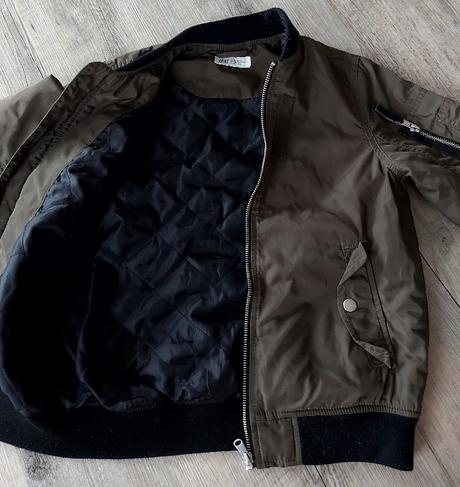 Zateplená prechodná bomberka, h&m,140