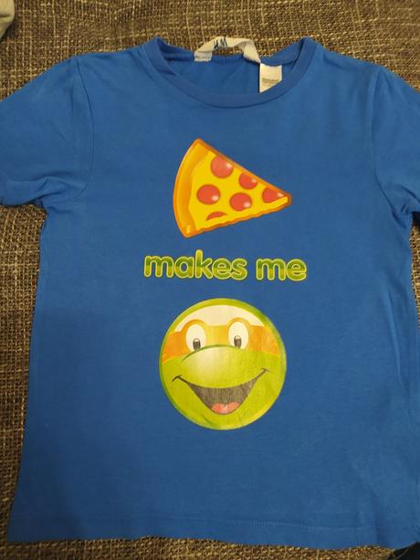 Tričko ninja turtles 98/104, h&m,98