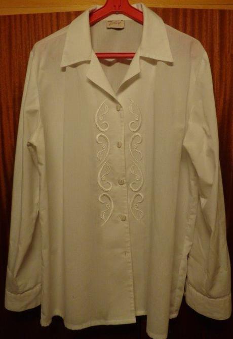 Bavlnená blúzka s výšivkou v. l-xl, l