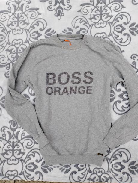 Hugo boss orange jednoduchá mikina s, hugo boss,s