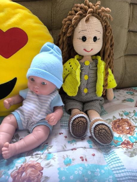 Bábika černoško+ handmade bábiky,