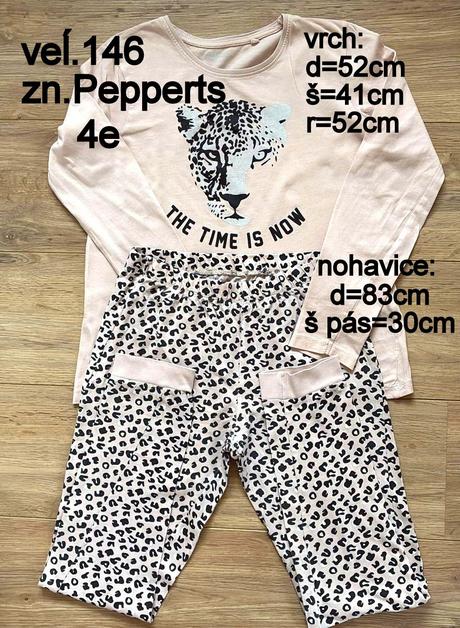 Dievčenské pyžamo veĺ.146, zn.pepperts, pepperts,146