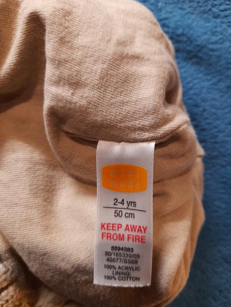 Dvojvrstvová pletená čiapka oh 50 cm, mini mode,98