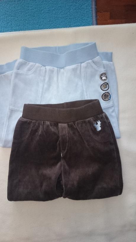 2 ks flaušových teplákov caa, c&a,92