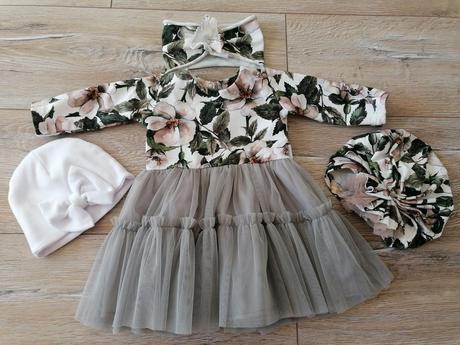 Šaty pre princeznú +čiapky, 68