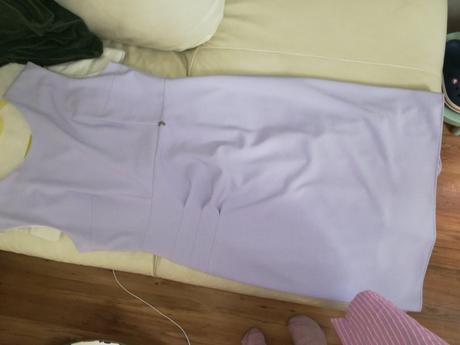 Elegantné lila saty, 46