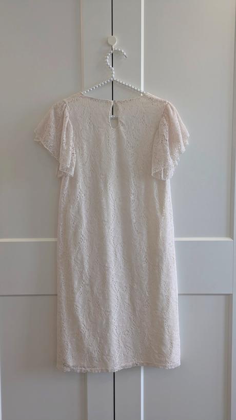 Krémové čipkované šaty mohito, mohito,s