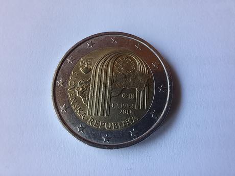 2 eur slovensko 2018, 