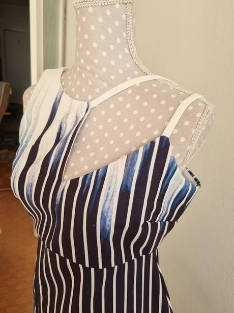 Modro biele púzdrové šaty next 40, next,40