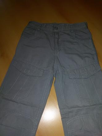 Sivé nohavice v.140/146, tu,140