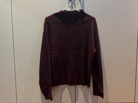 Hm svetrík bordovej farby, h&m,xs