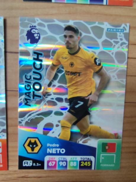 Futbalové kartičky premier league 2025 magic touch,