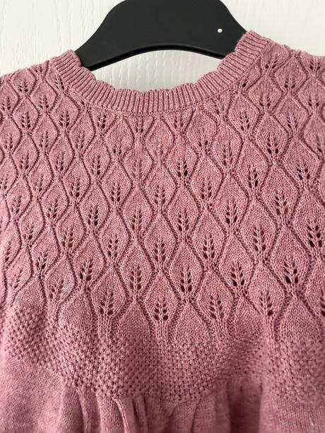 Detské šaty zo zmesi bavlny a hodvábu, 74