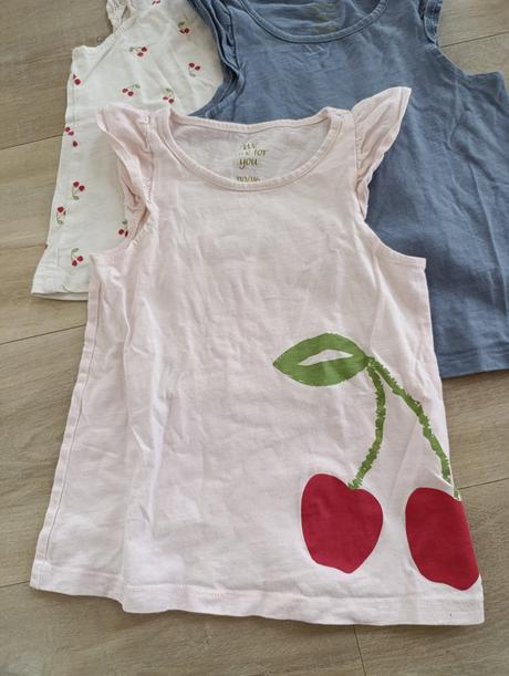 Tchibo trojbalenie tričiek s čerešňami, tchibo,110