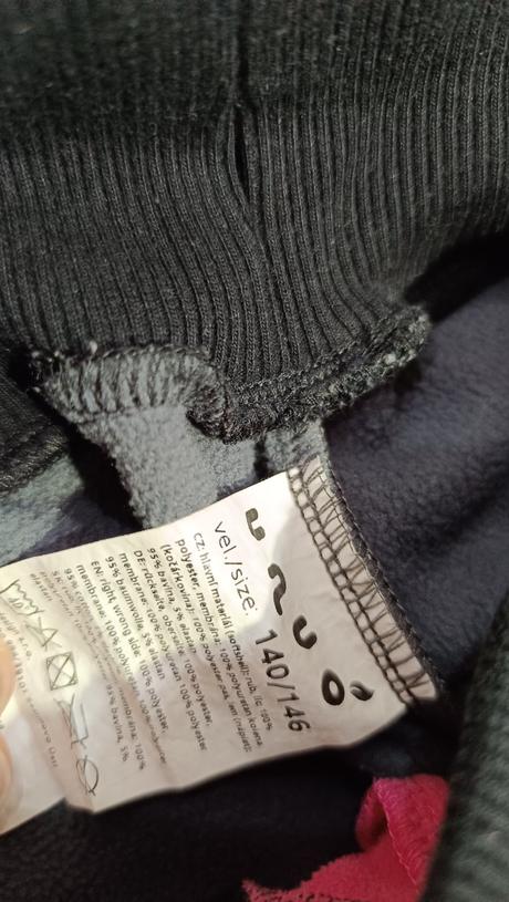 Unuo, detské softshellové nohavice s fleecom, unuo,140