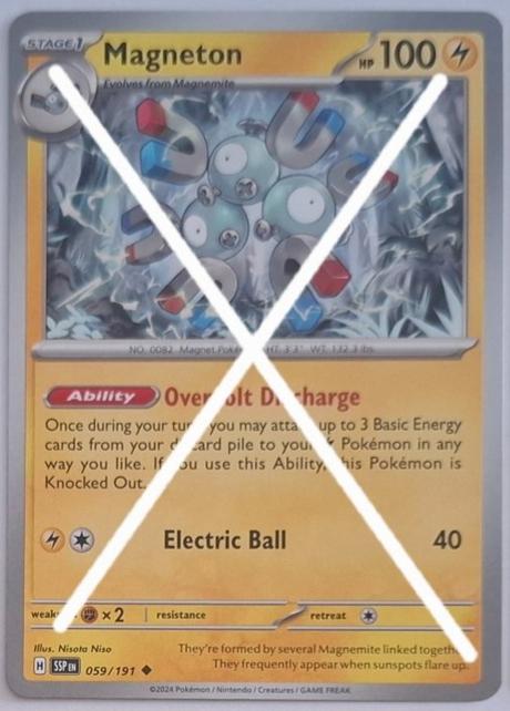 Pokémon karty "surging spark's" (2), 