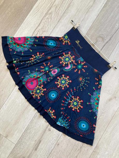 Desigual, suknička pružná,bavlnená-36/38, desigual,36