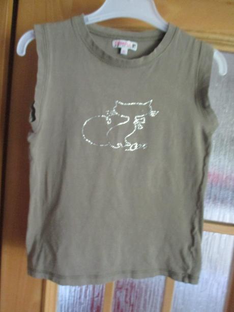 Triko na 8 - 10 rokov s obrazkom macicky, 140