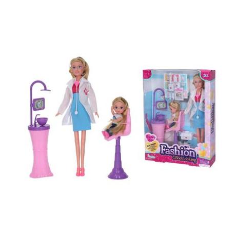 Bábika zubárka s dievčatkom 29cm,