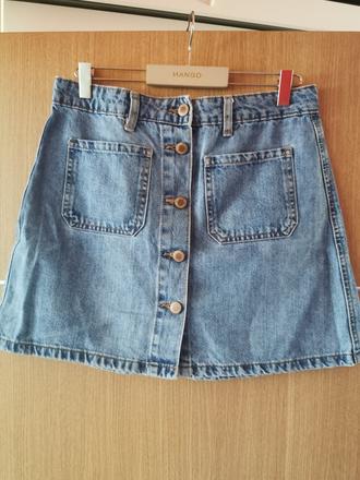 Riflova sukňa, bershka,40