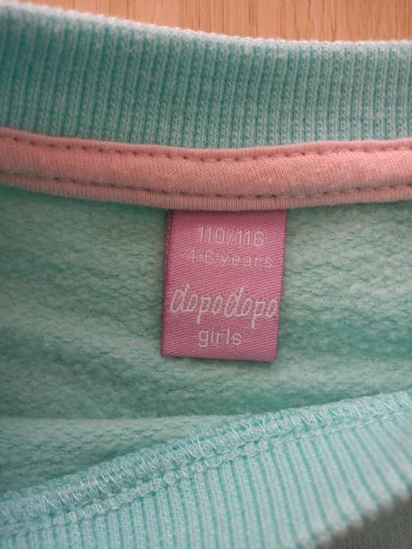 Mätová mikina so srdiečkom, dopodopo,110