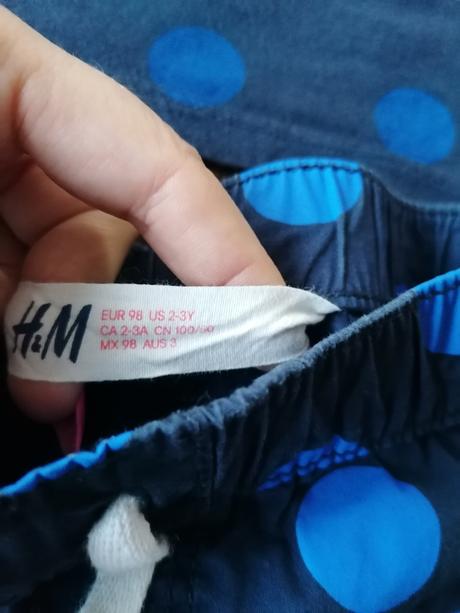 Bodkovaný komplet, h&m,98