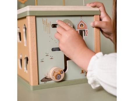 Little dutch kocka s aktivitami drevená farma,