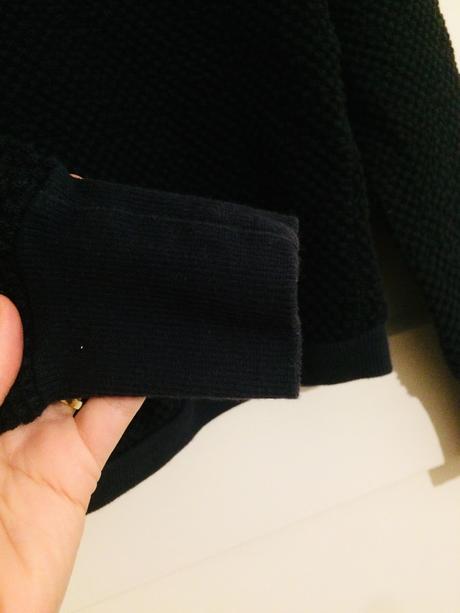 Tmavomodry pulover, xs