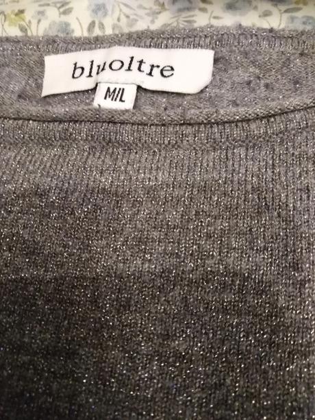 Strieborný pulóver., m