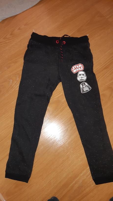 Tepláky star wars - minimum nosené, c&a,140