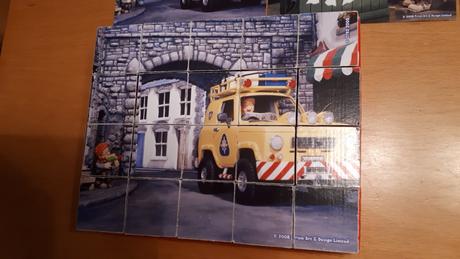 Drevene kocky požiarnik sam 20ks, 