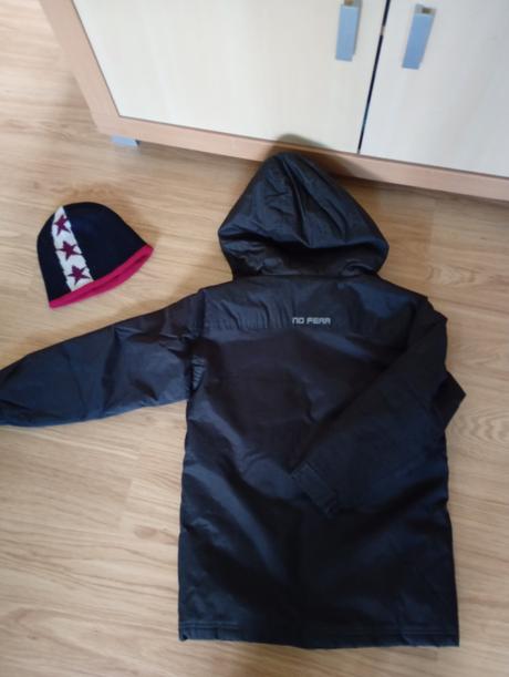 Vetrovka no fear super stav + darceky, 128