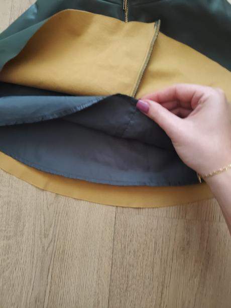 Kožená sukňa, h&m,122