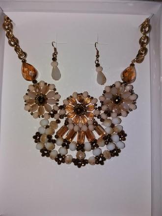 Set- náušnice s náhrdelníkom,