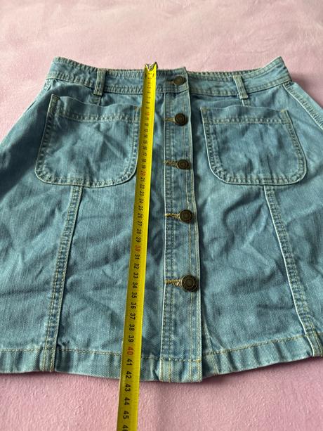 Riflová sukňa, clockhouse,38